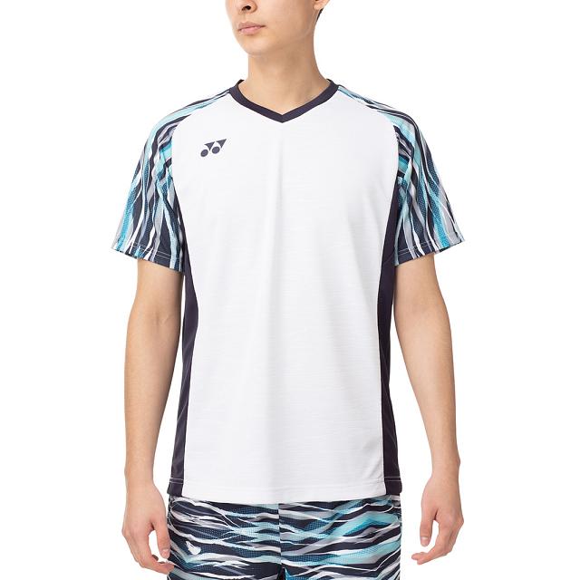 Yonex Men's Crew Neck T-Shirt 10443 White / Blue